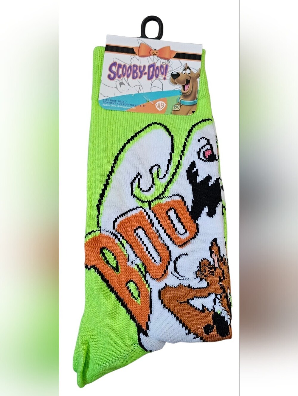 Disney, Scooby-Doo & Beetlejuice Halloween Crew Socks, Shoe Size 6-12 Adult, New - Picture 4 of 5